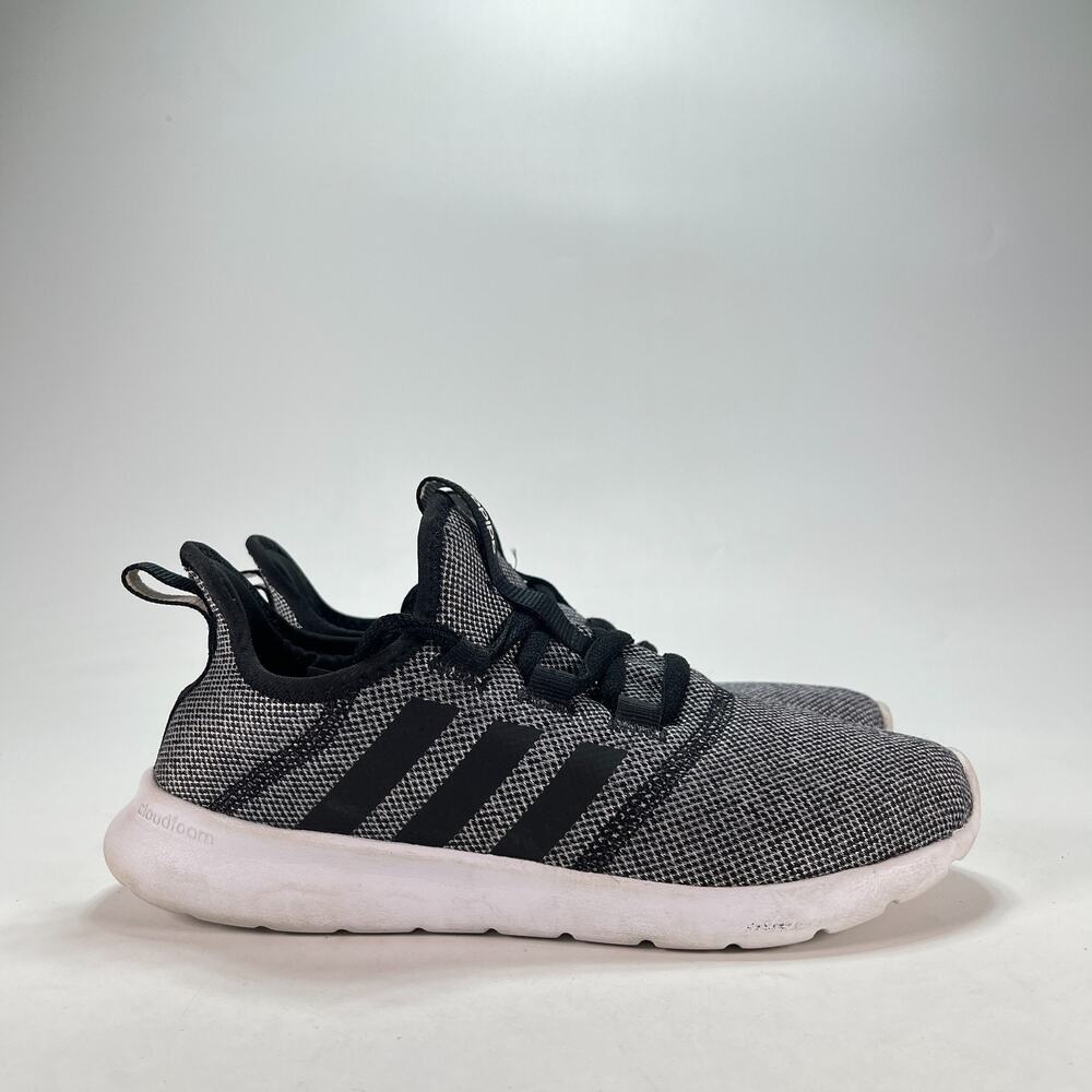 adidas Cloudfoam Pure 2.0 Core Black White Casual Sneakers H04755 Women's Sz 6.5